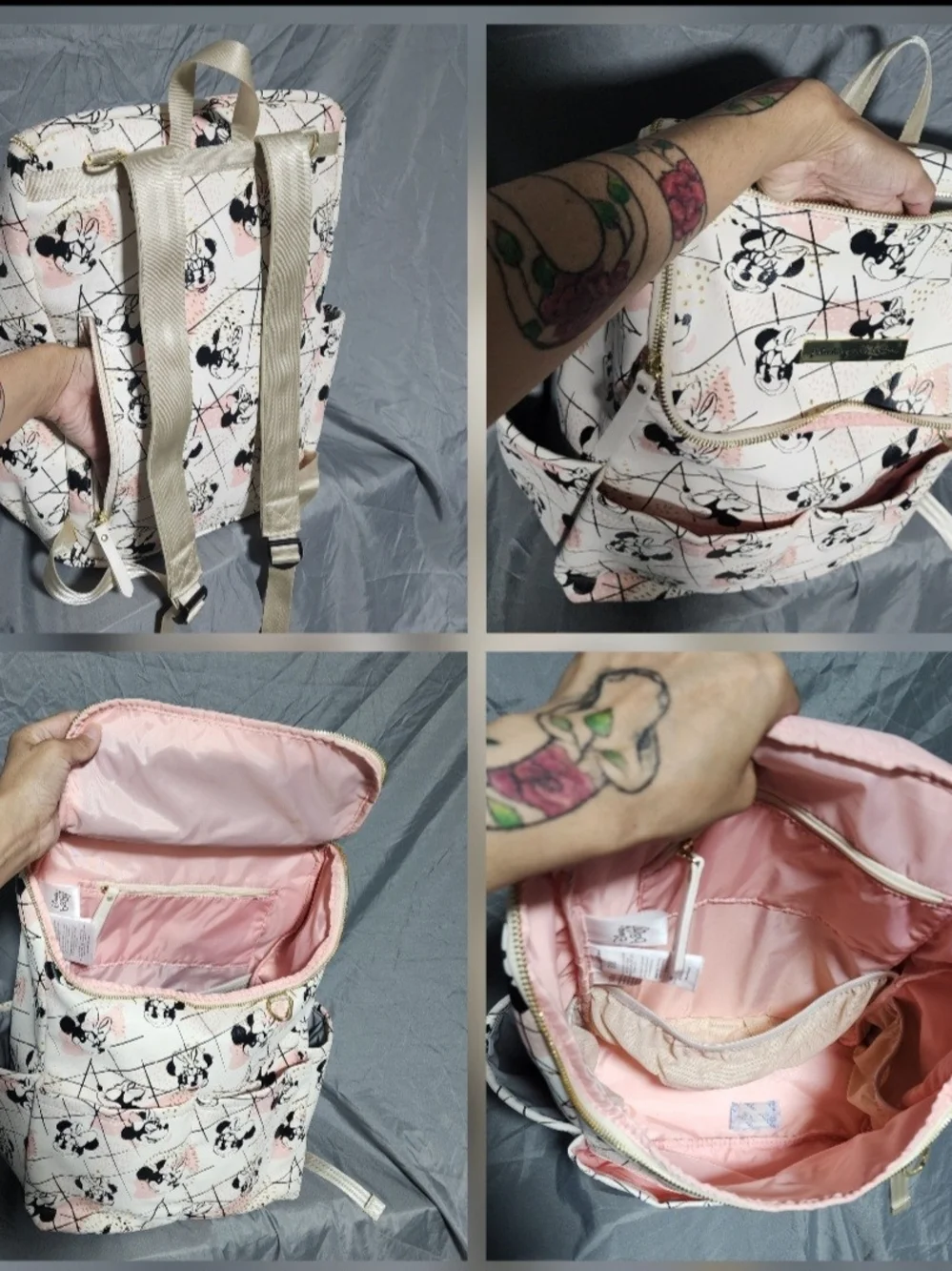 NWOT Petunia Pickle Bottom Method Boxy Backpack Minnie Mouse Diaperbag